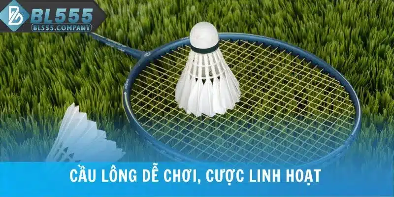 Cầu lông tại thể thao BL555 dễ chơi, cược linh hoạt