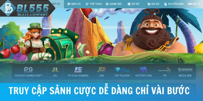 Truy cập sảnh cược nổ hũ dễ dàng chỉ vài bước