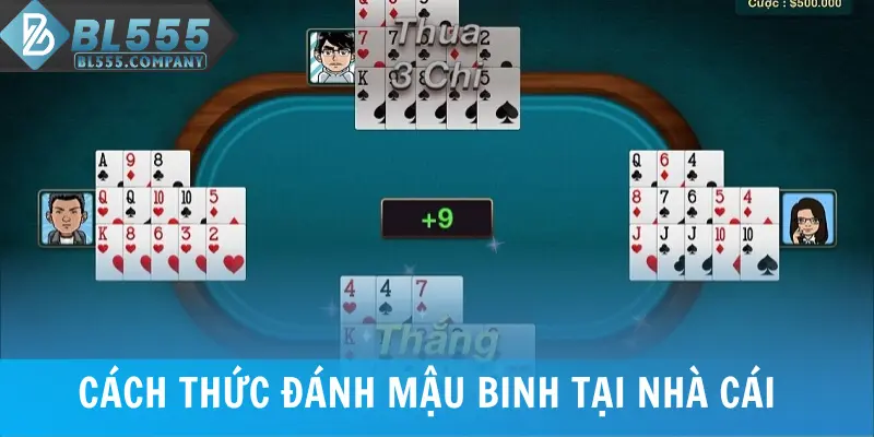 Cách thức tham gia đánh bài Mậu Binh tại nhà cái BL555