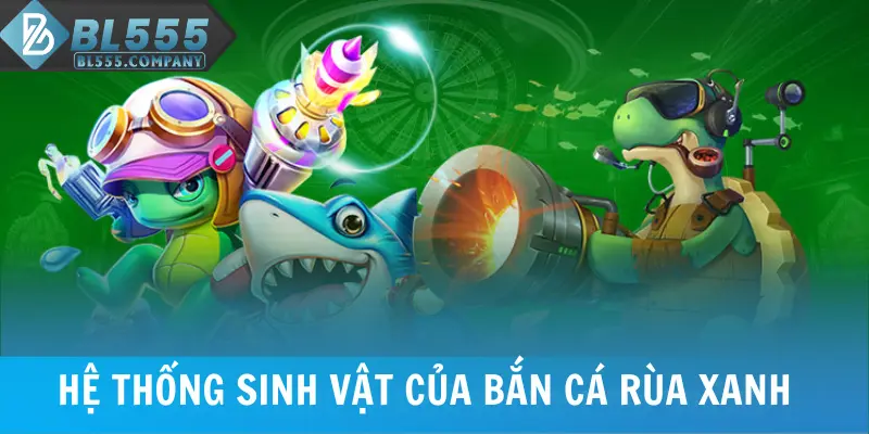 Khám phá hệ thống sinh vật của bắn cá rùa xanh